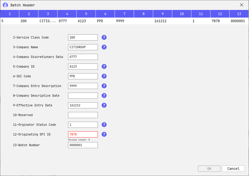 ACHgenie RAW LINE Dialog Screenshot