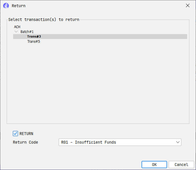 ACHgenie Return Screenshot